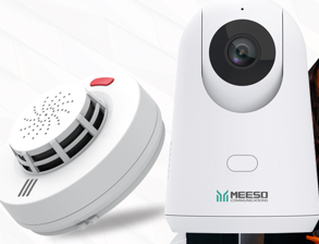 Cámara IP 360° detector de Incendio Wifi